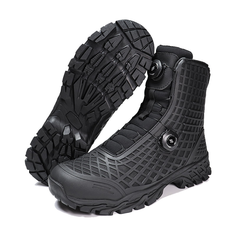 Botas de combate con sistema de doble cierre