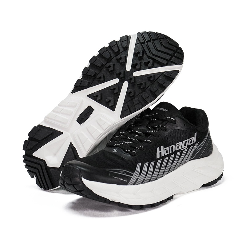 Zapatilla de deporte de ocio EVA transpirable de tela jacquard de goma