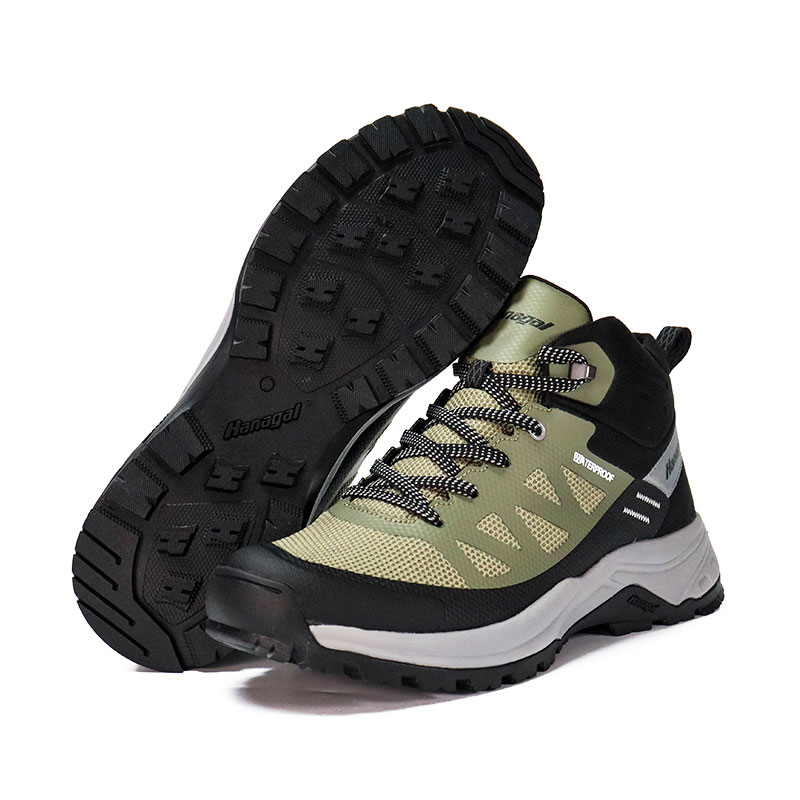 Zapatos de trekking con parte superior Flyknit con prensado térmico de TPU