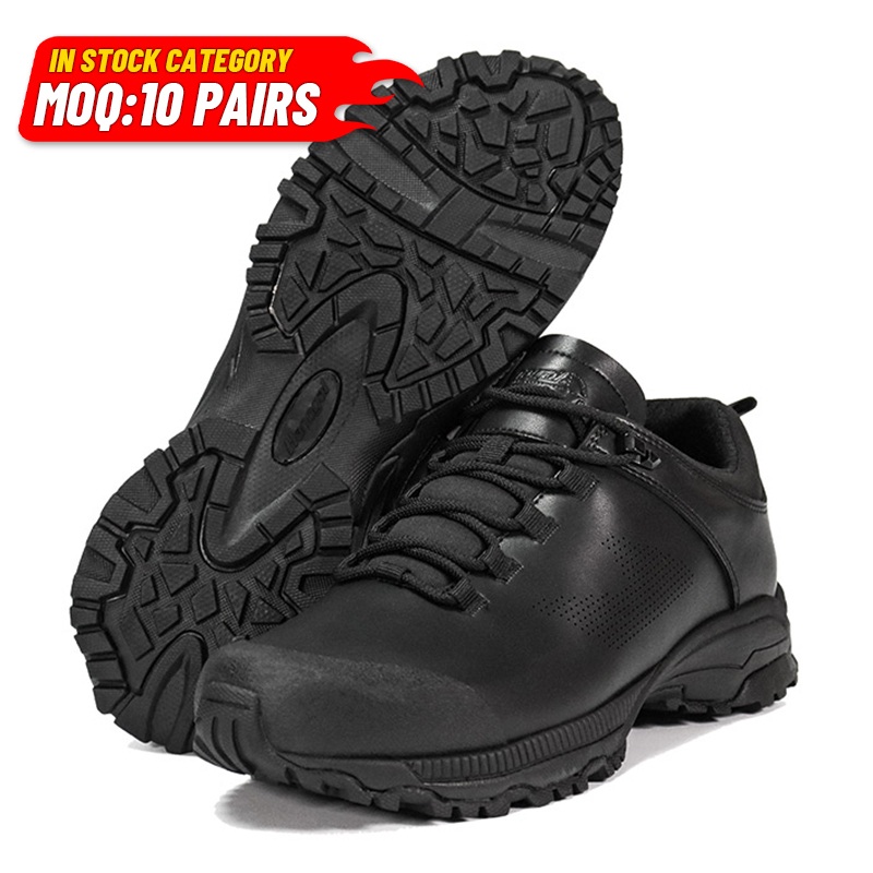 Zapatos de trekking de cuero con protección contra salpicaduras de agua